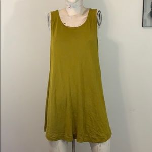 Yellow-Green Chalet Long Tank Top